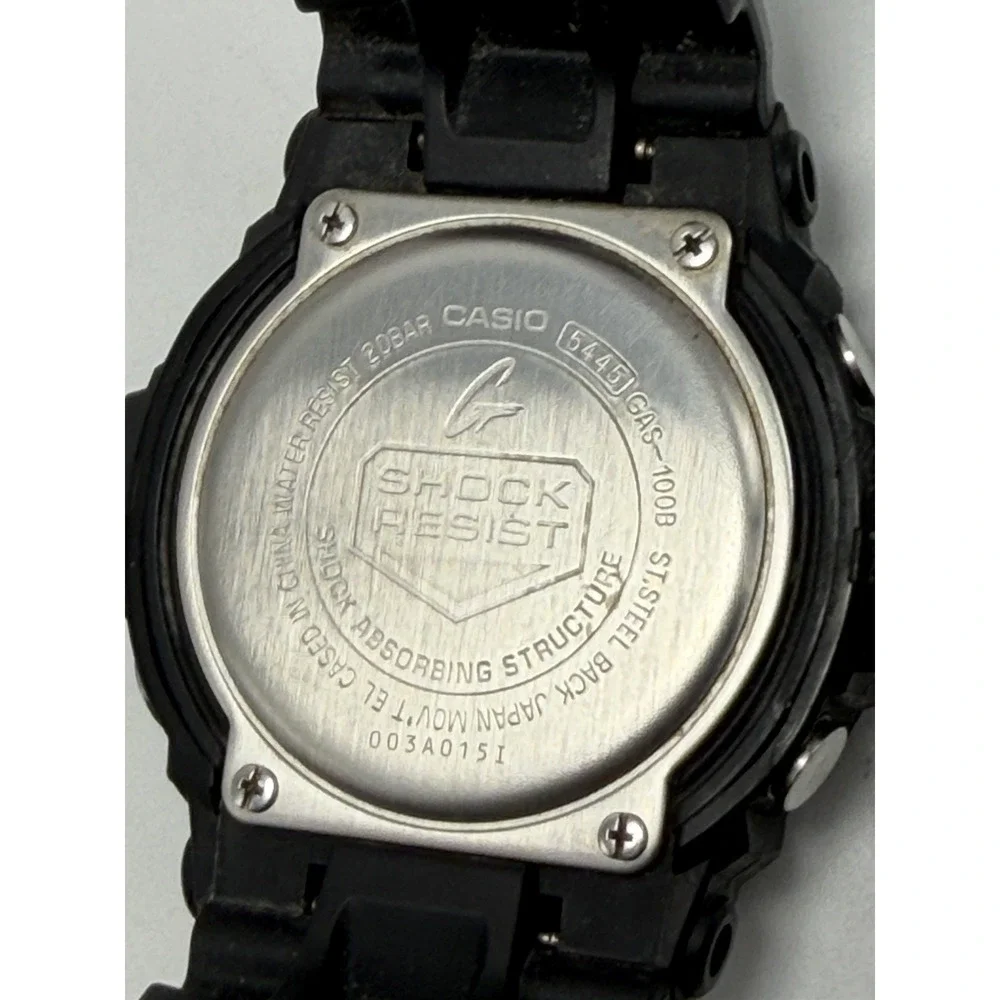 Casio GAS-100B Mens Working Tough Solar G-Shock 48MM 8